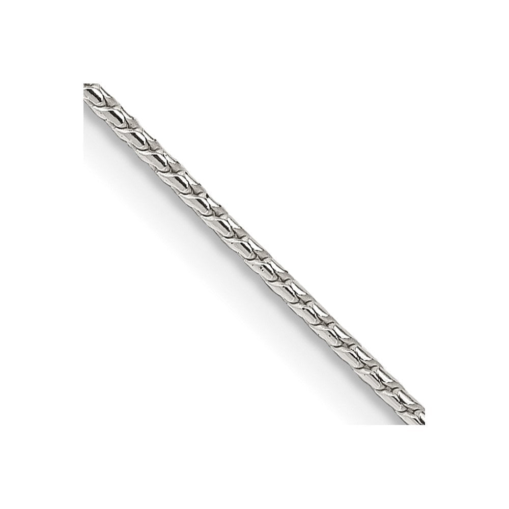30 Zoll Sterlingsilber 1mm Rund Franco Halskette