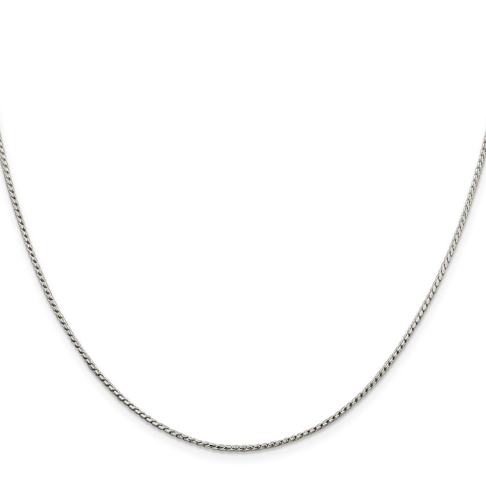 Sterlingsilber 1.25mm Rund Franco Halskette
