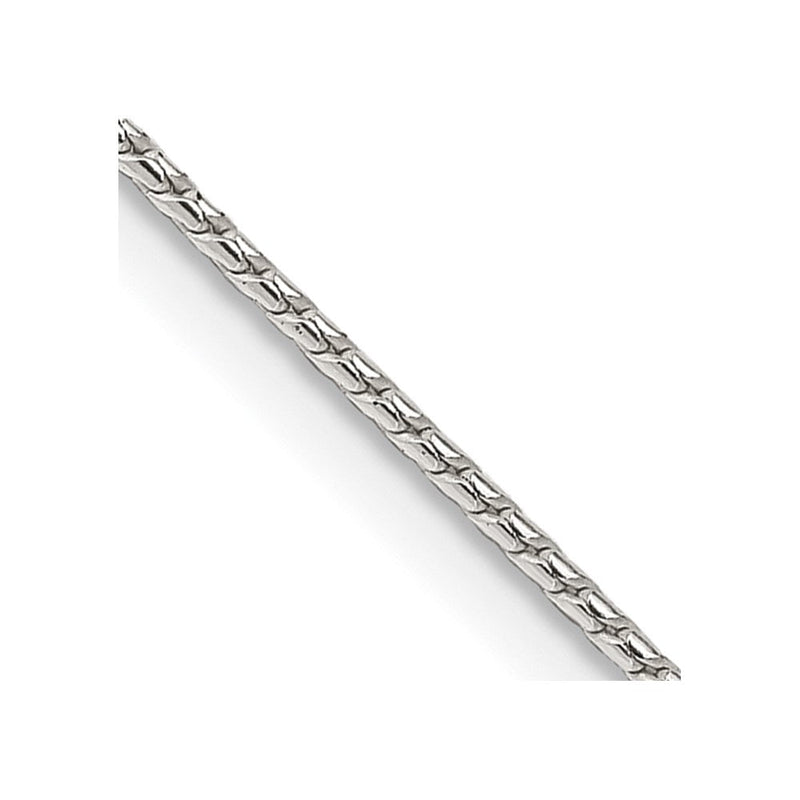 Sterlingsilber 1.25mm Rund Franco Halskette