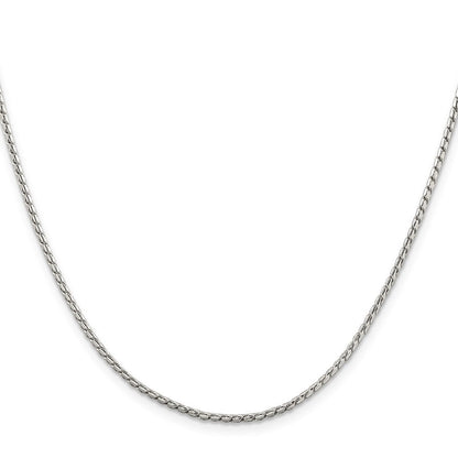 Sterlingsilber 1.75mm Rund Franco Halskette