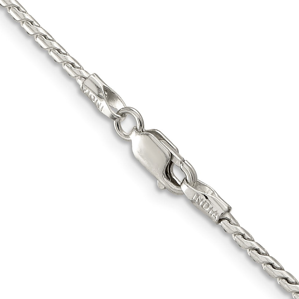 Sterlingsilber 1.75mm Rund Franco Halskette