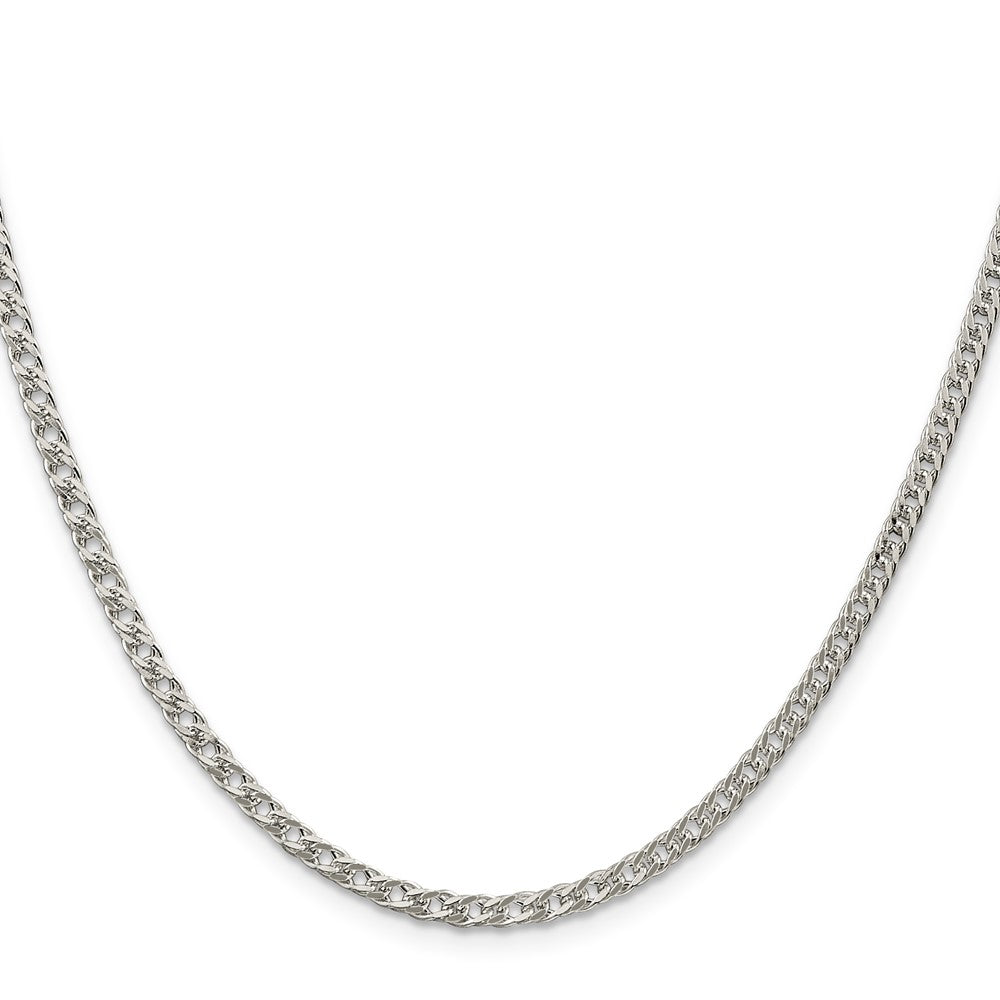 24 Zoll Sterlingsilber 3.3mm Rambo Halskette