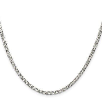 24 Zoll Sterlingsilber 3.3mm Rambo Halskette
