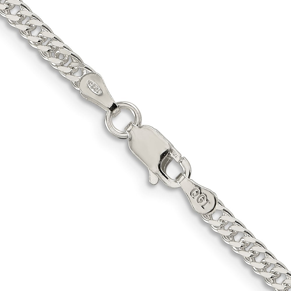 24 Zoll Sterlingsilber 3.3mm Rambo Halskette