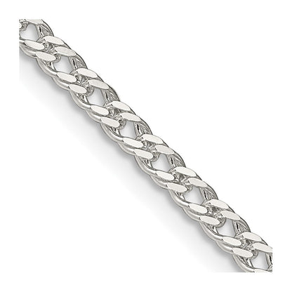 24 Zoll Sterlingsilber 3.3mm Rambo Halskette