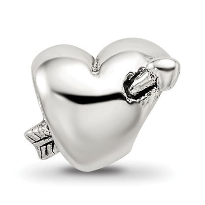 Sterlingsilber Reflections Kinder Herz mit Pfeil Perle