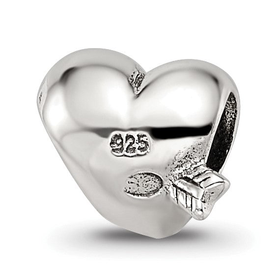 Sterlingsilber Reflections Kinder Herz mit Pfeil Perle