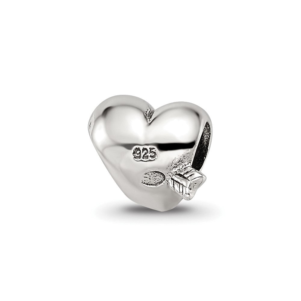 Sterlingsilber Reflections Kinder Herz mit Pfeil Perle