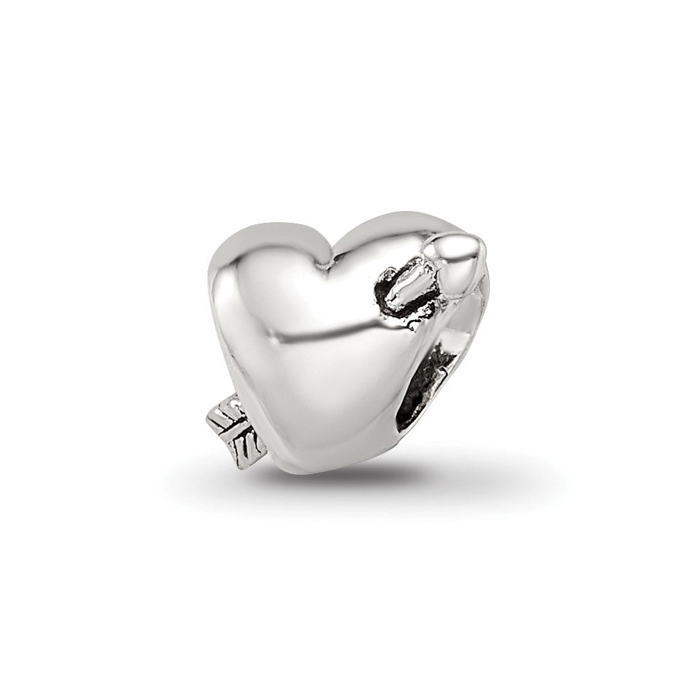 Sterlingsilber Reflections Kinder Herz mit Pfeil Perle
