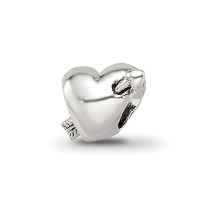 Sterlingsilber Reflections Kinder Herz mit Pfeil Perle