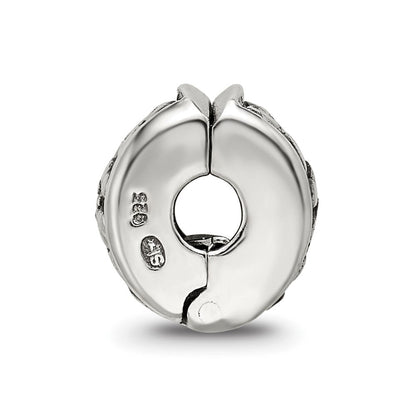 Sterlingsilber Reflections Klappbar Blumen Klammer Perle