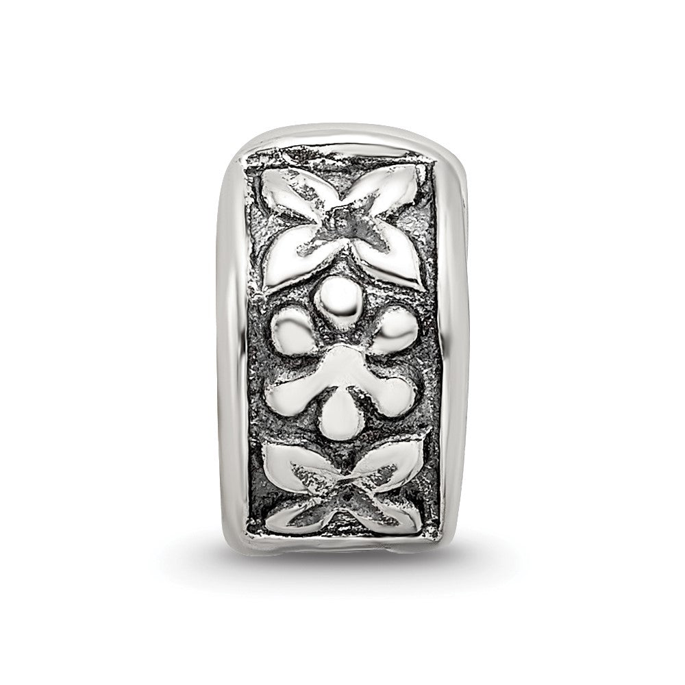 Sterlingsilber Reflections Klappbar Blumen Klammer Perle