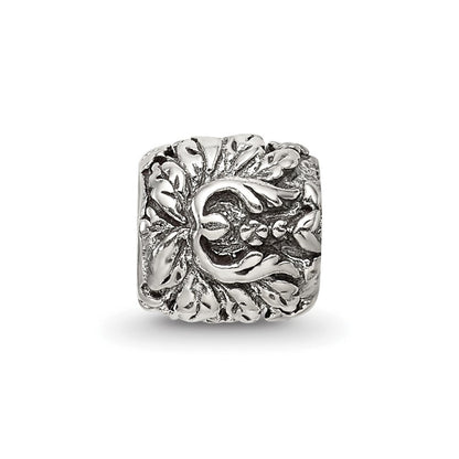 Sterlingsilber Reflections Blumen und Leaves Perle