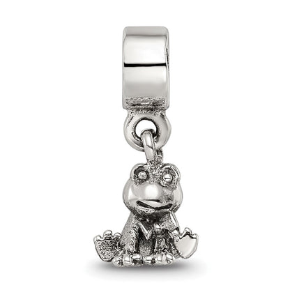 Sterlingsilber Kinder Kollektion Frosch Hängend Reflections Perle