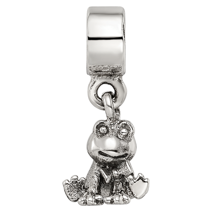 Sterlingsilber Kinder Kollektion Frosch Hängend Reflections Perle