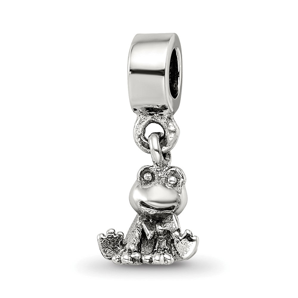Sterlingsilber Kinder Kollektion Frosch Hängend Reflections Perle
