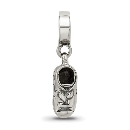Sterlingsilber Reflections Baby Schuh Hängend Perle