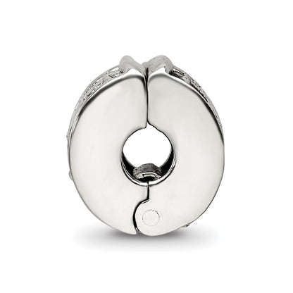 Sterlingsilber Reflections Klappbar Dotted Klammer Perle