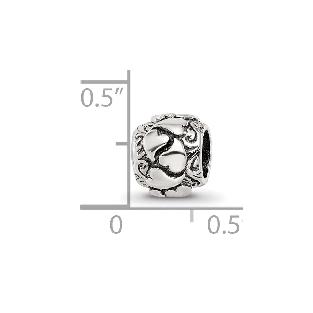 Sterlingsilber Reflections Herzen Perle