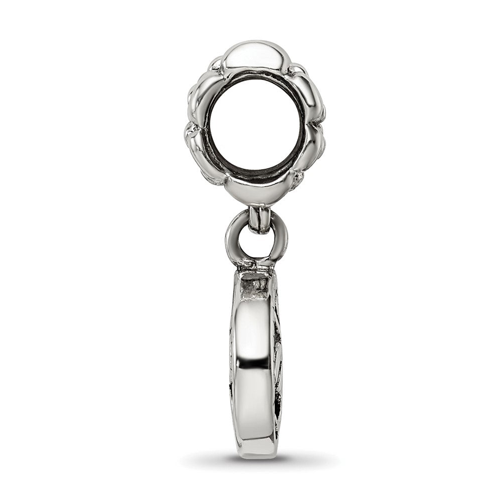 Sterlingsilber Reflections Om Symbol Hängend Perle