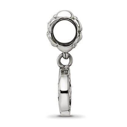 Sterlingsilber Reflections Om Symbol Hängend Perle