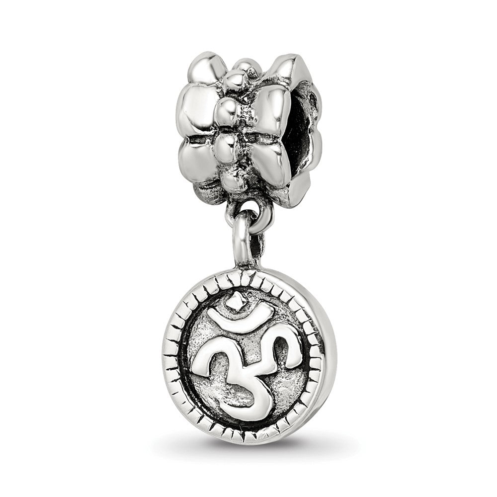 Sterlingsilber Reflections Om Symbol Hängend Perle