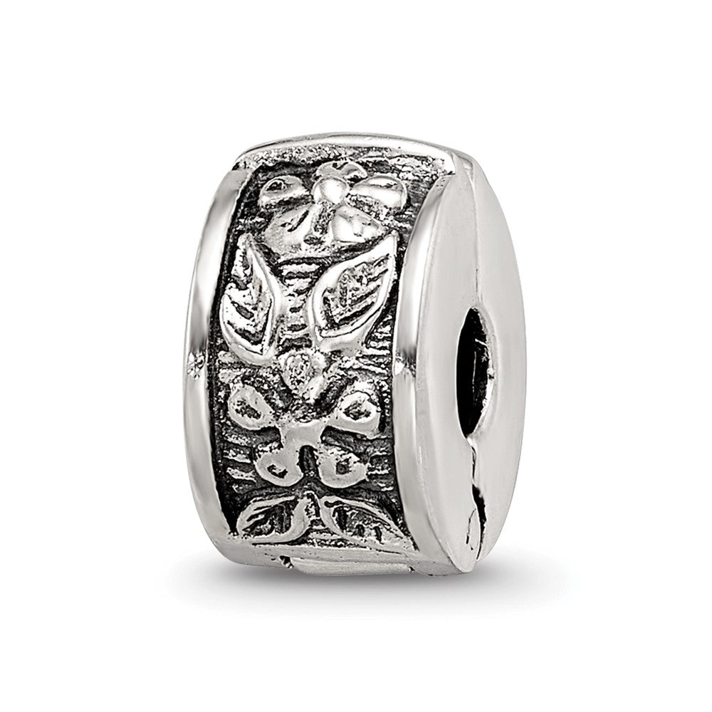 Sterlingsilber Reflections Klappbar Blumen Klammer Perle