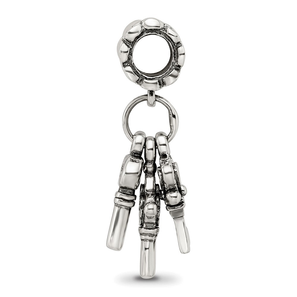 Sterlingsilber Reflections Drei Keys Hängend Perle
