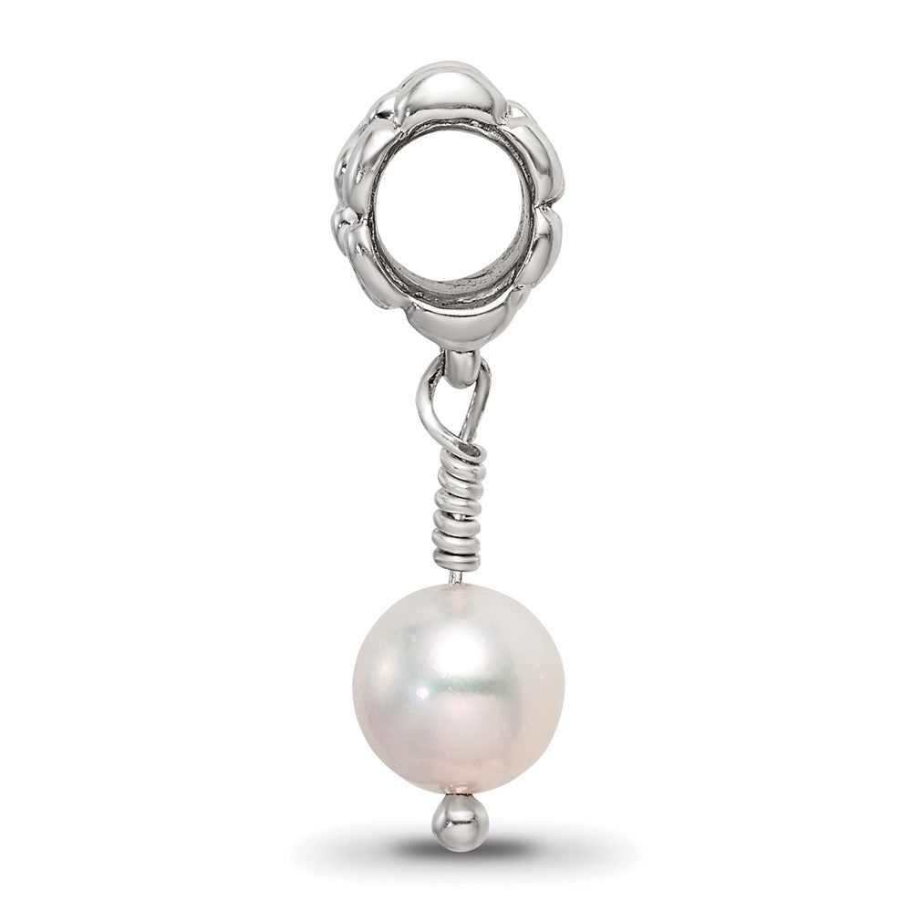 Sterlingsilber Reflections Rosa Fw Zuchtperle Hängend Perle