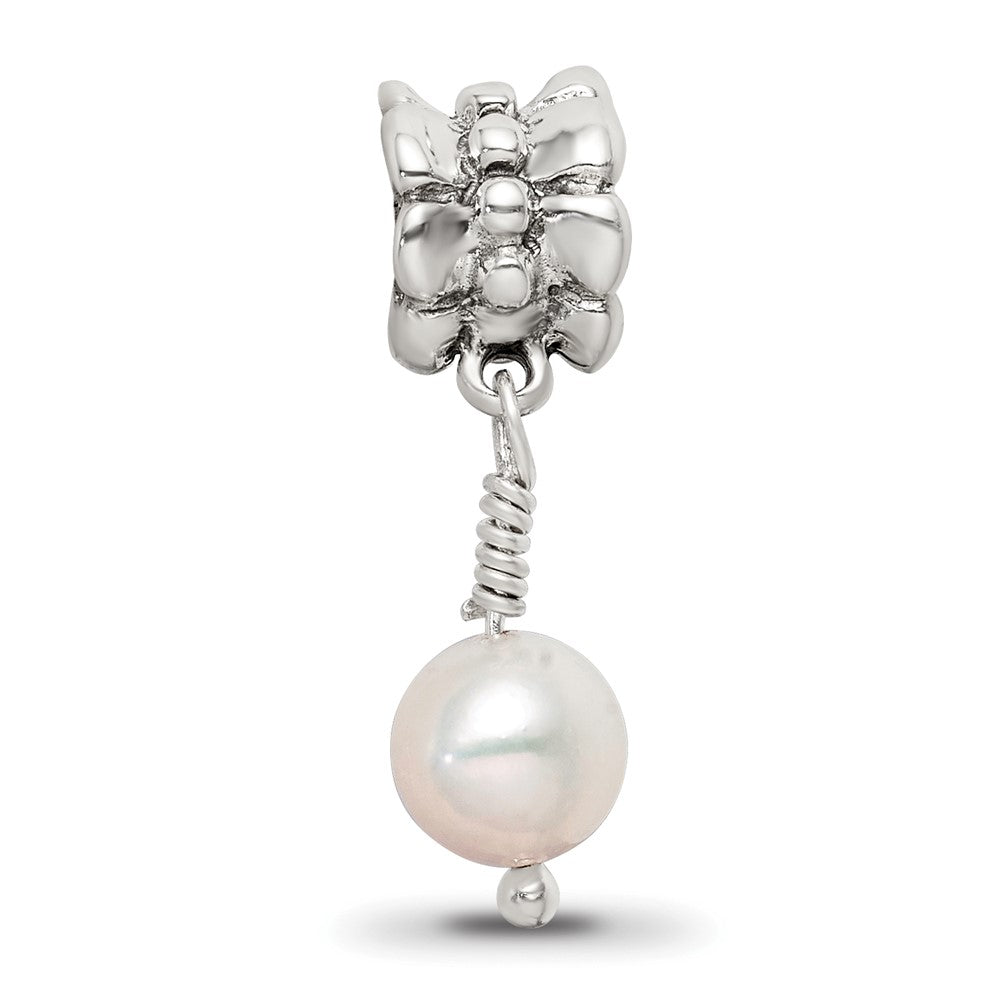 Sterlingsilber Reflections Rosa Fw Zuchtperle Hängend Perle
