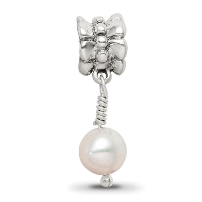 Sterlingsilber Reflections Rosa Fw Zuchtperle Hängend Perle