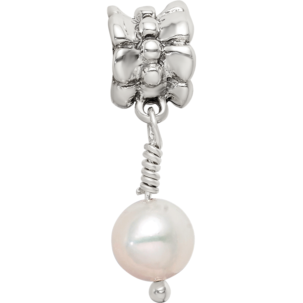 Sterlingsilber Reflections Rosa Fw Zuchtperle Hängend Perle