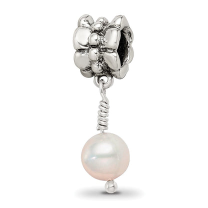Sterlingsilber Reflections Rosa Fw Zuchtperle Hängend Perle