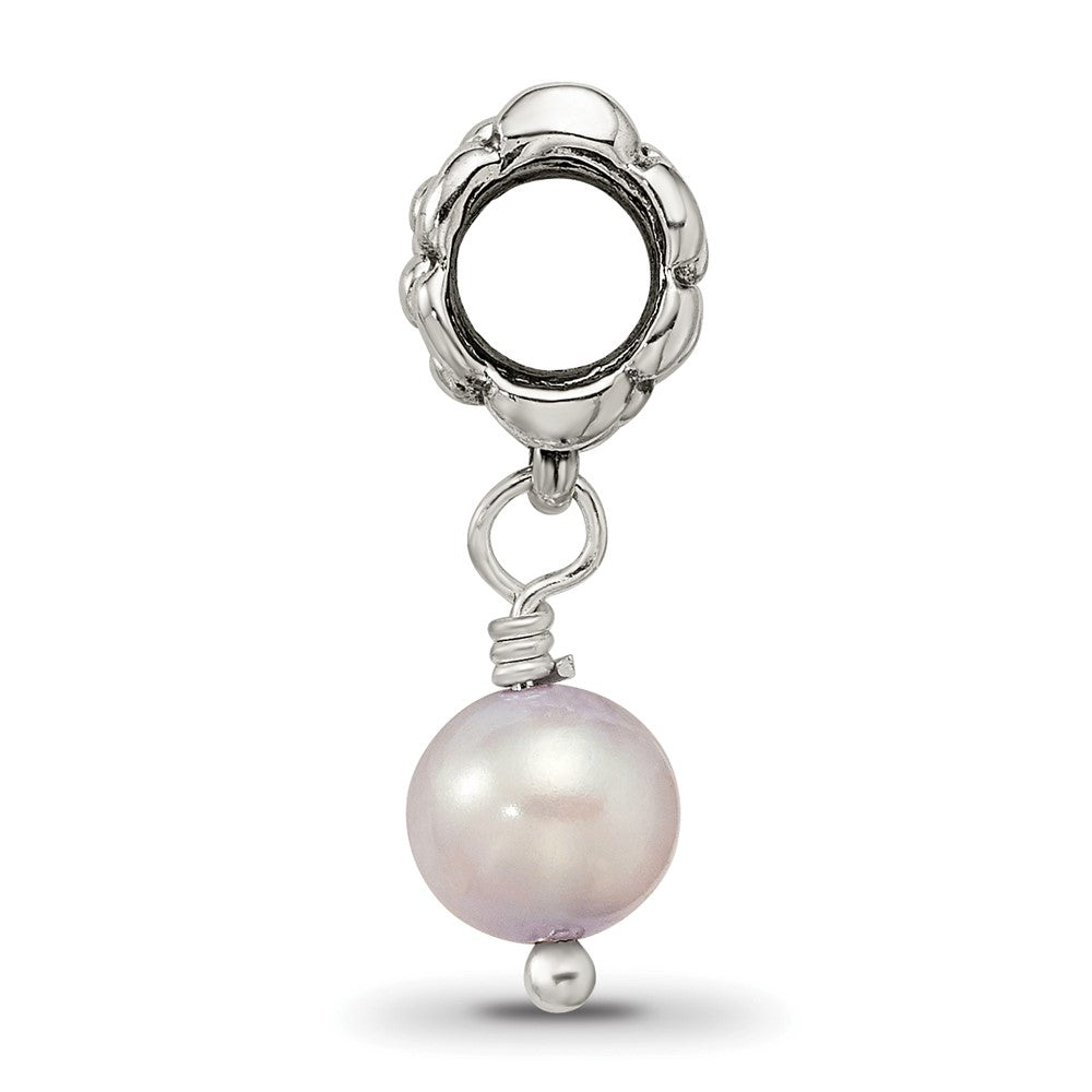 Sterlingsilber Reflections Lavender Fw. Zuchtperle Hängend Perle
