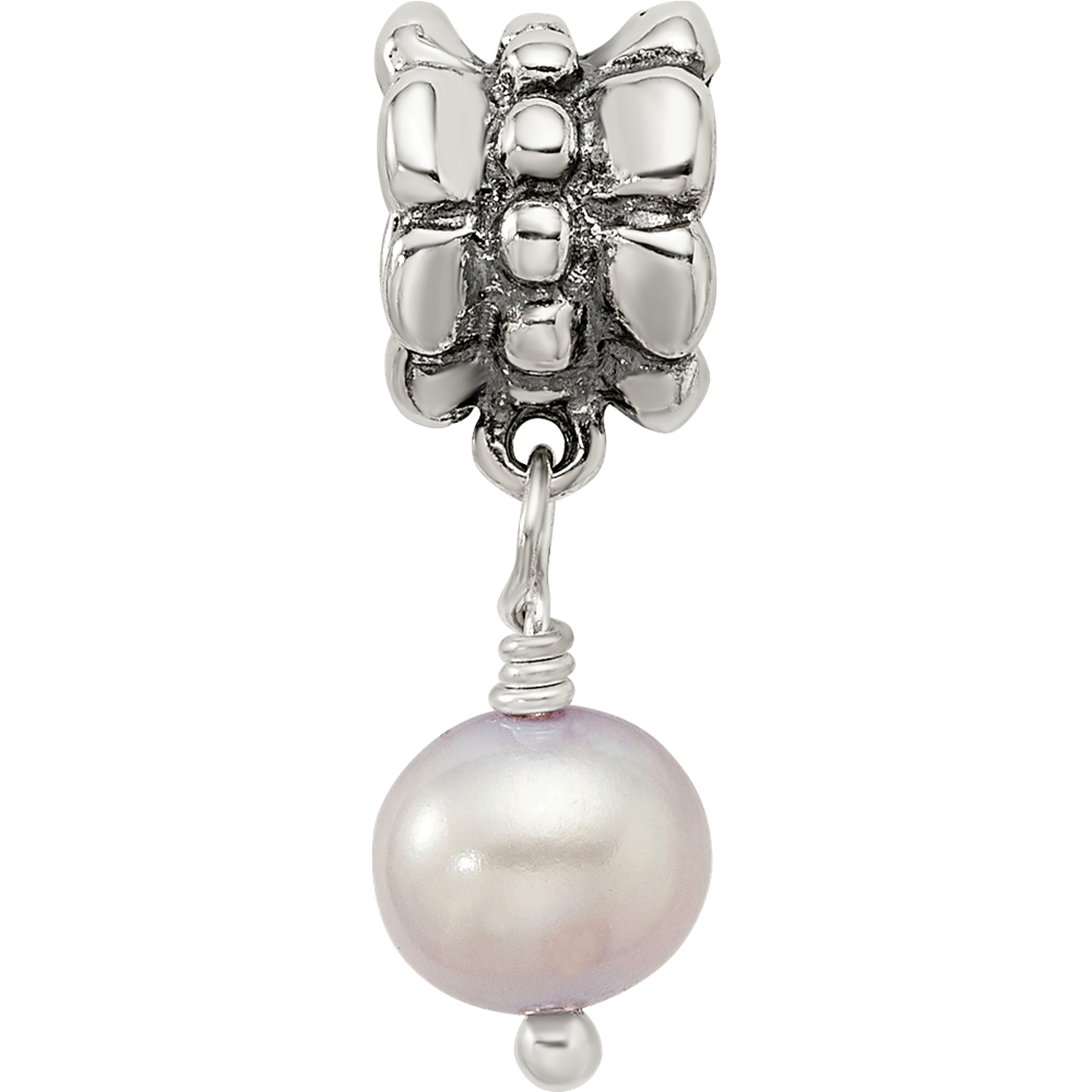 Sterlingsilber Reflections Lavender Fw. Zuchtperle Hängend Perle