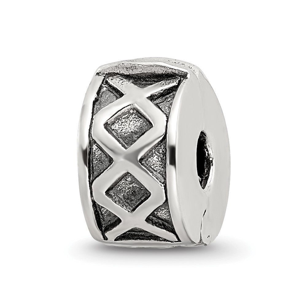 Sterlingsilber Reflections Klappbar X Klammer Perle