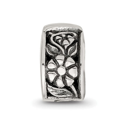 Sterlingsilber Reflections Klappbar Blumen Klammer Perle