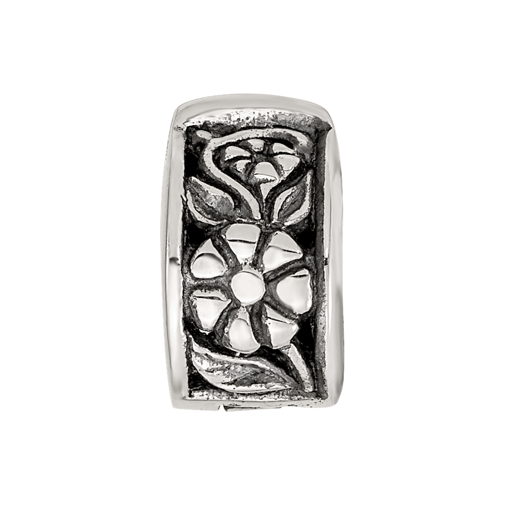 Sterlingsilber Reflections Klappbar Blumen Klammer Perle
