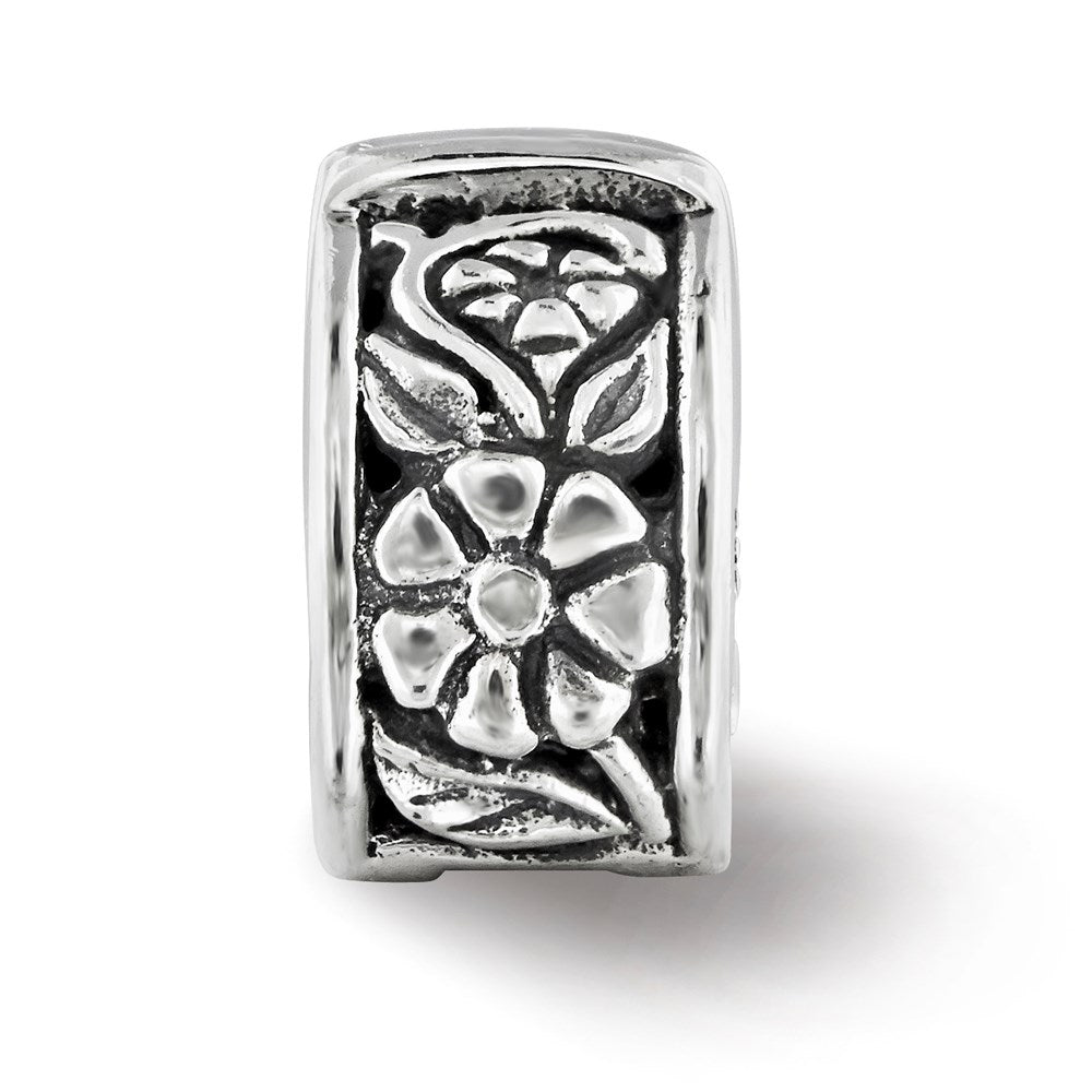 Sterlingsilber Reflections Klappbar Blumen Klammer Perle