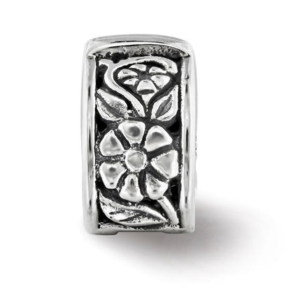 Sterlingsilber Reflections Klappbar Blumen Klammer Perle