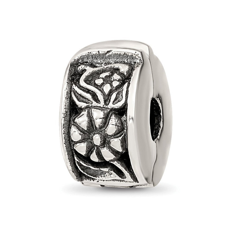 Sterlingsilber Reflections Klappbar Blumen Klammer Perle
