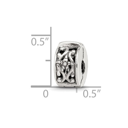 Sterlingsilber Reflections Klappbar Blumen Klammer Perle