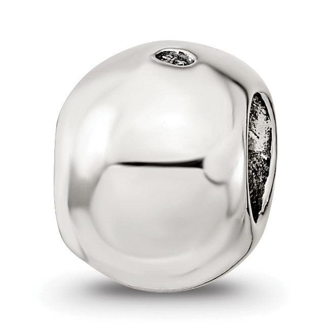 Sterlingsilber Reflections Bowling Kugel Perle