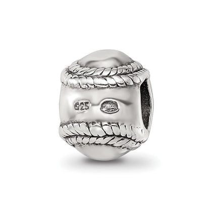 Sterlingsilber Reflections Baseball Perle