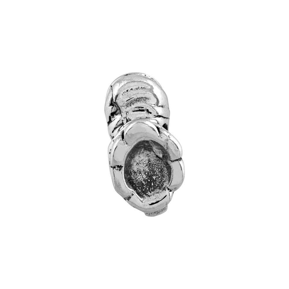Sterlingsilber Reflections Kinder Schuh Perle