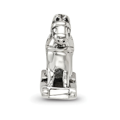 Sterlingsilber Reflections Rocking Pferd Perle