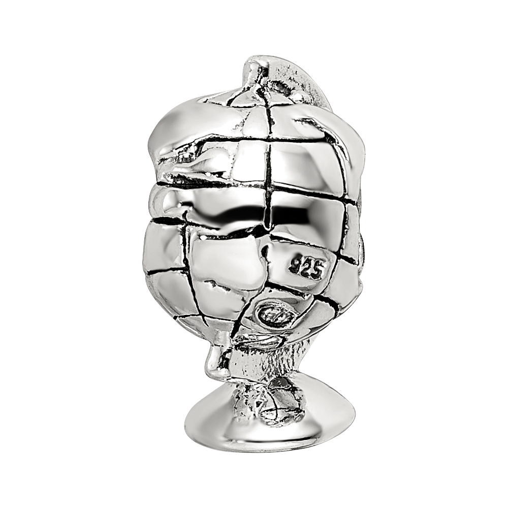Sterlingsilber Reflections Globe Perle