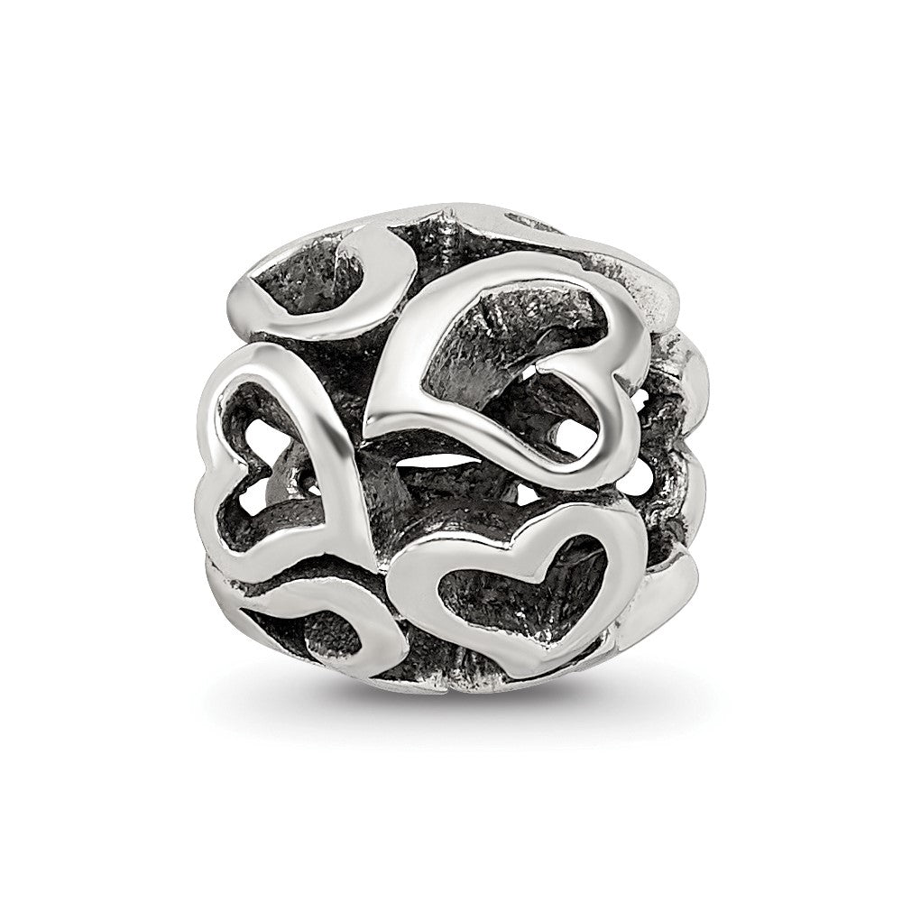 Sterlingsilber Reflections Herz Perle