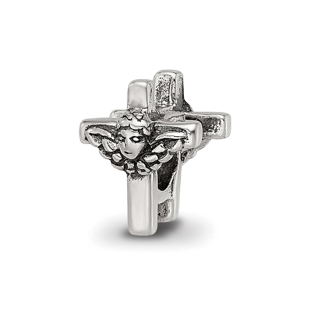Sterlingsilber Reflections Kinder Engel Kreuz Perle