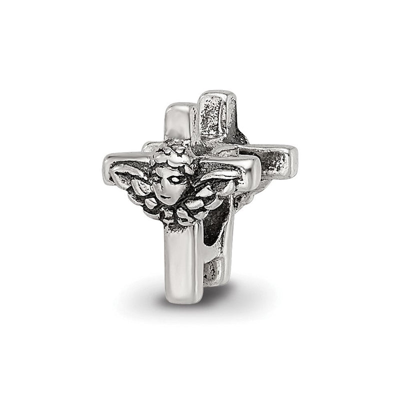 Sterlingsilber Reflections Kinder Engel Kreuz Perle